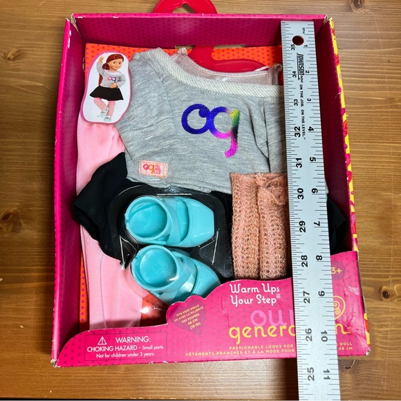 Our Generation Warm Up Your Step Ballet 18" Doll set New - Picture 3 of 3